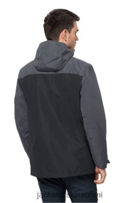 Jack Wolfskin Takki 286HZ46343 | Phantom Jack Wolfskin alkuperäinen Taubenberg 3in1 -takki M fantomi