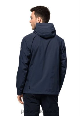 Jack Wolfskin Takki 286HZ46442 | Yö sininen alkuperäinen pack & go shell m Jack Wolfskin Night sininen