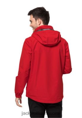 Jack Wolfskin Takki 286HZ46461 | Jack Wolfskin Stormy Point 2L -takki m adrenaliini punainen alkuperä adrenaliinipunainen