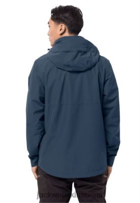 Jack Wolfskin Takki 286HZ46503 | evandale -takki m kokoelmat Jack Wolfskin Thunder Blue ukkosen sininen
