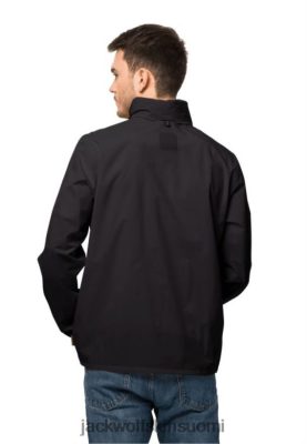 Jack Wolfskin Takki 286HZ46512 | Black Jack Wolfskin Pack & Go Overhead M -muoto musta