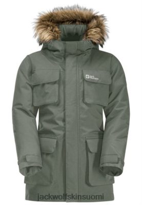 Jack Wolfskin Takki 286HZ47481 | Kokoelma Thyme Green Jack Wolfskin Glacier Peak Parka K vihreä timjami