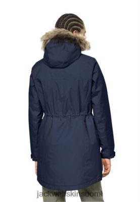 Jack Wolfskin Takki 286HZ474 | Jack Wolfskin Night Blue WinterFrost Ins Parka W Hot Night sininen