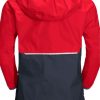 Jack Wolfskin Takki 286HZ47536 | Sadepäivät Kids -kokoelma Pead Red Jack Wolfskin punainen huippu