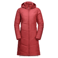 Jack Wolfskin Takki 286HZ47916 | Naisten North Yorkin takki Jack Wolfskin alkuperäinen koralli punainen koralli punainen