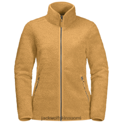 Jack Wolfskin Takki 286HZ47965 | Naisten korkea pilvitakki Amber Gold Jack Wolfskin -kokoelma keltainen kulta