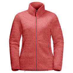 Jack Wolfskin Takki 286HZ47968 | Naisten korkea pilvitakin alkuperät koralli punainen jack susi koralli punainen