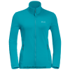 Jack Wolfskin Takki 286HZ47982 | Alkuperäiset naisten huipun ruudukkofleece tumma vesi tumma vesi