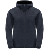 Jack Wolfskin Takki 286HZ48005 | Kuumat naisten Waldsee -hupullinen takki Jack Wolfskin Night Blue Night sininen