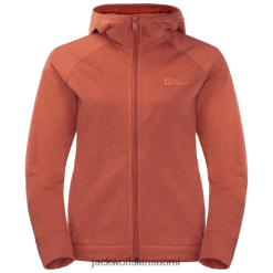 Jack Wolfskin Takki 286HZ48008 | muoti Jack Wolfskin Women's Waldsee -huppari takki syksy punainen syksyn punainen
