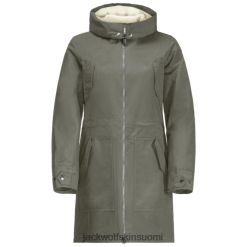Jack Wolfskin Takki 286HZ48088 | Rocky Point Parka Origin Dusty Olive Jack Wolfskin pölyinen oliivi
