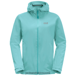 Jack Wolfskin Takki 286HZ48106 | Uusi piparminttu Naisten pack & go shell Jack Wolfskin piparminttu