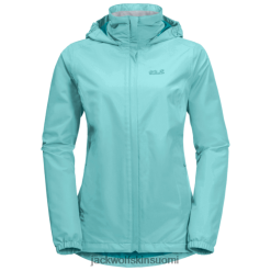 Jack Wolfskin Takki 286HZ48519 | Naisten myrskyinen pistetakki tuotemerkki Jack Wolfskin Pepperminttu piparminttu