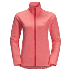 Jack Wolfskin Takki 286HZ48572 | Jack Wolfskin alkuperä Tulp Red Women's Bilbao -takki tulppaani punainen
