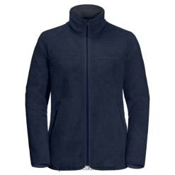 Jack Wolfskin Takki 286HZ48581 | Kokoelma Naisten kylmä kävelytakki Jack Wolfskin Midnight Blue keskiyön sininen