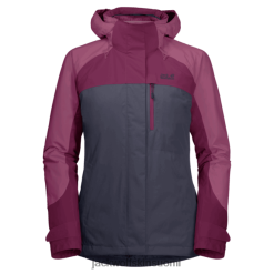 Jack Wolfskin Takki 286HZ48616 | Naisten Whitney Peak 3in1 Origin Graphite Jack Wolfskin grafiitti
