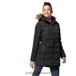 Jack Wolfskin Takki 286HZ48623 | Musta Jack Wolfskin New Baffin Island Coat musta