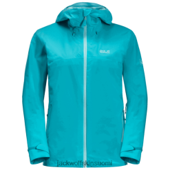 Jack Wolfskin Takki 286HZ48635 | Naisten korkein huippu 2,5 litran Jack Wolfskin Dark Aqua Fashion tumma vesi