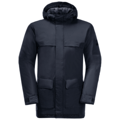 Jack Wolfskin Takki 286HZ48859 | Jack Wolfskin Origins Men's Winterlager Parka Night Blue Night sininen