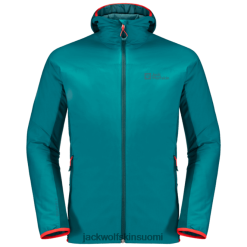 Jack Wolfskin Takki 286HZ48876 | Miesten Alpspitze eristetty huppari Jack Wolfskin New Bay Blue bayn sininen