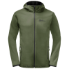 Jack Wolfskin Takki 286HZ48911 | Greenwood Jack Wolfskin -kokoelma Men's Bornberg Hoody Greenwood