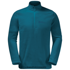 Jack Wolfskin Takki 286HZ48937 | Sininen korallibrändi Jack Wolfskin Men's Taunus Half-Zip sininen koralli