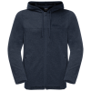 Jack Wolfskin Takki 286HZ48983 | Yö sininen Jack Wolfskin Alkuperäinen miesten Waldsee -hupparitakki Night sininen