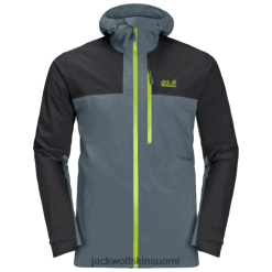 Jack Wolfskin Takki 286HZ49009 | Storm Grey Fashion Jack Wolfskin Men's Go Wath -takki myrskyharmaa