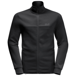 Jack Wolfskin Takki 286HZ49225 | Musta alkuperäinen Jack Wolfskin Men's New Haven -takki musta