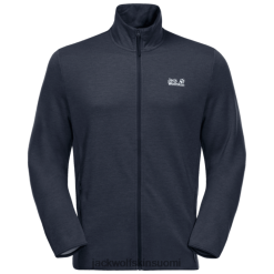 Jack Wolfskin Takki 286HZ49252 | Night Blue Men's JWP MidLayer -kokoelma Jack Wolfskin Night sininen