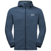 Jack Wolfskin Takki 286HZ49264 | Miesten vesiverkon fleecekokoelmat Thunder Blue Jack Wolfskin ukkosen sininen