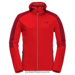 Jack Wolfskin Takki 286HZ49458 | Jack Wolfskin Firery Red Men's Go Weike Softshell Best tulinen punainen