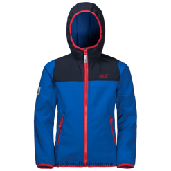 Jack Wolfskin Takki 286HZ49587 | Coastal Blue Kid's Fourwinds -takki Jack Wolfskin -merkit rannikkoalue