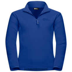 Jack Wolfskin Takki 286HZ49680 | Aktiivinen sininen Jack Wolfskin Kid's Taunus Halfull-Zipip-muoti aktiivinen sininen